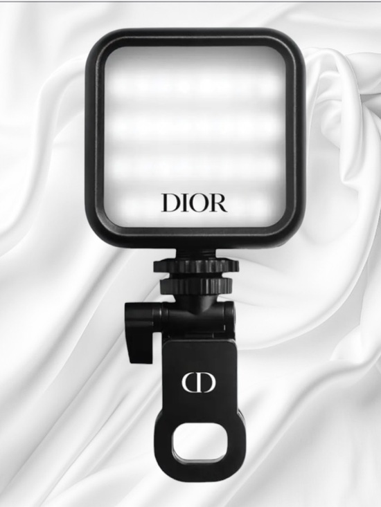Dior Accessories - Dior Black Light Attachment - Adjustable Brightness- Clip for portability- BNIB